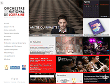 Tablet Screenshot of orchestrenational-lorraine.fr